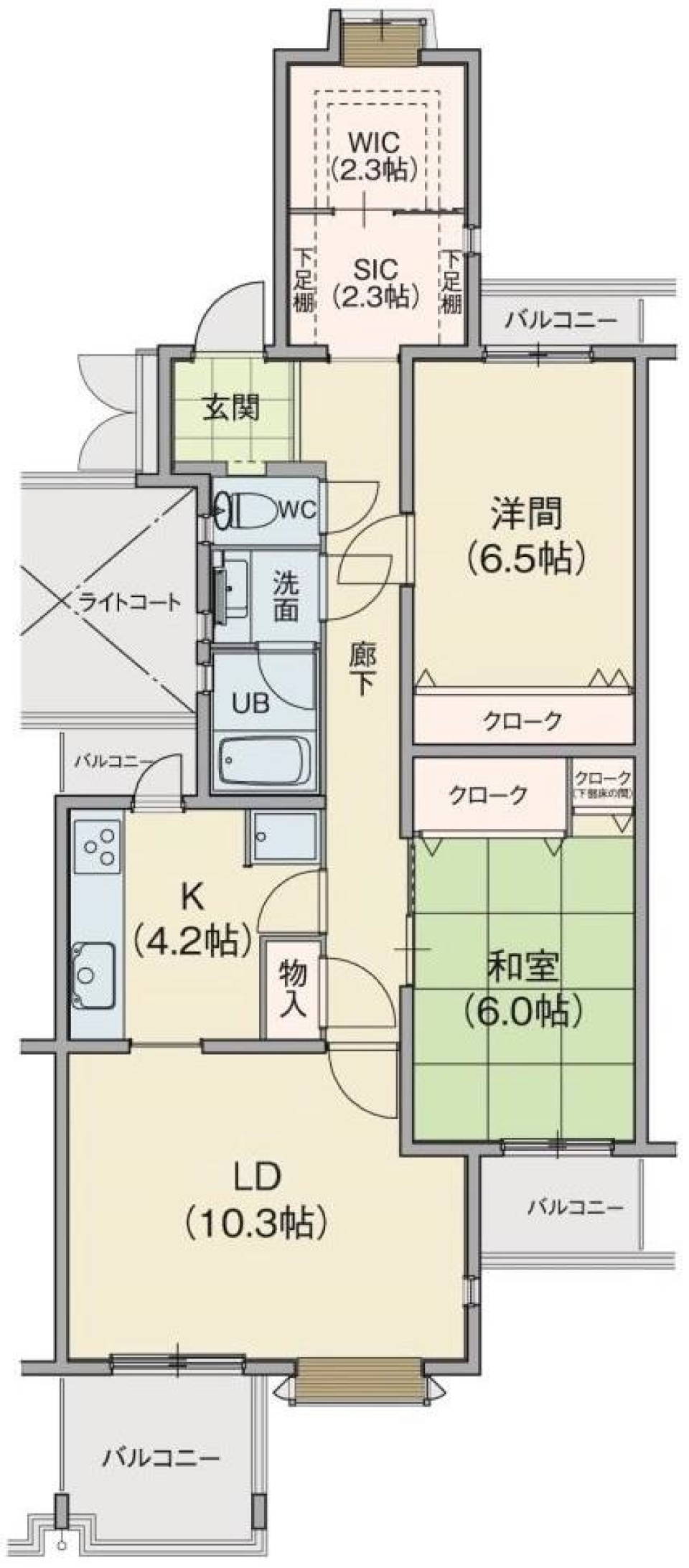 これが分譲クオリティー。の間取り図