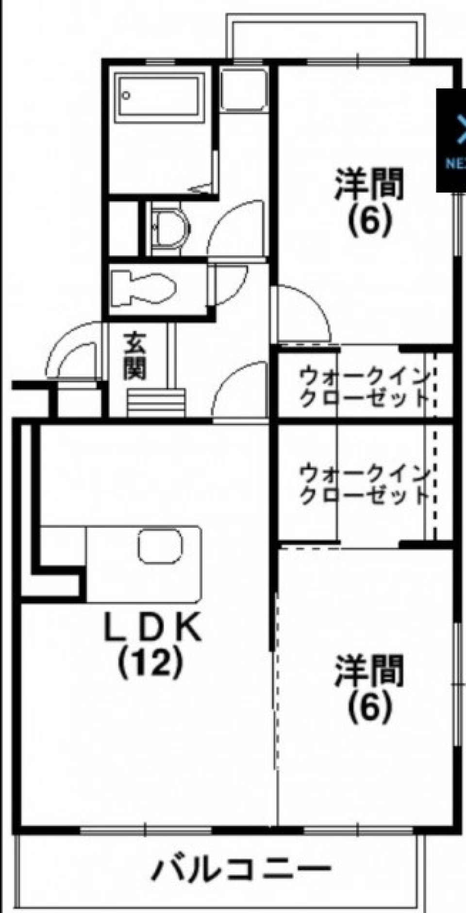 Lilac islandの間取り図