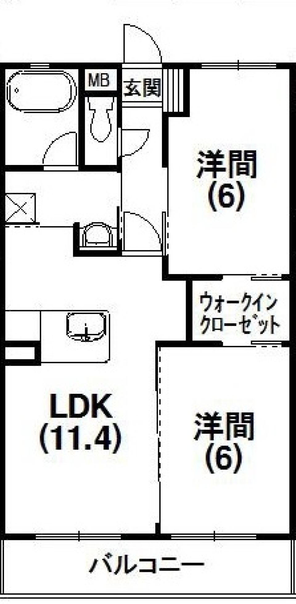 クローゼットからこんにちわ！の間取り図