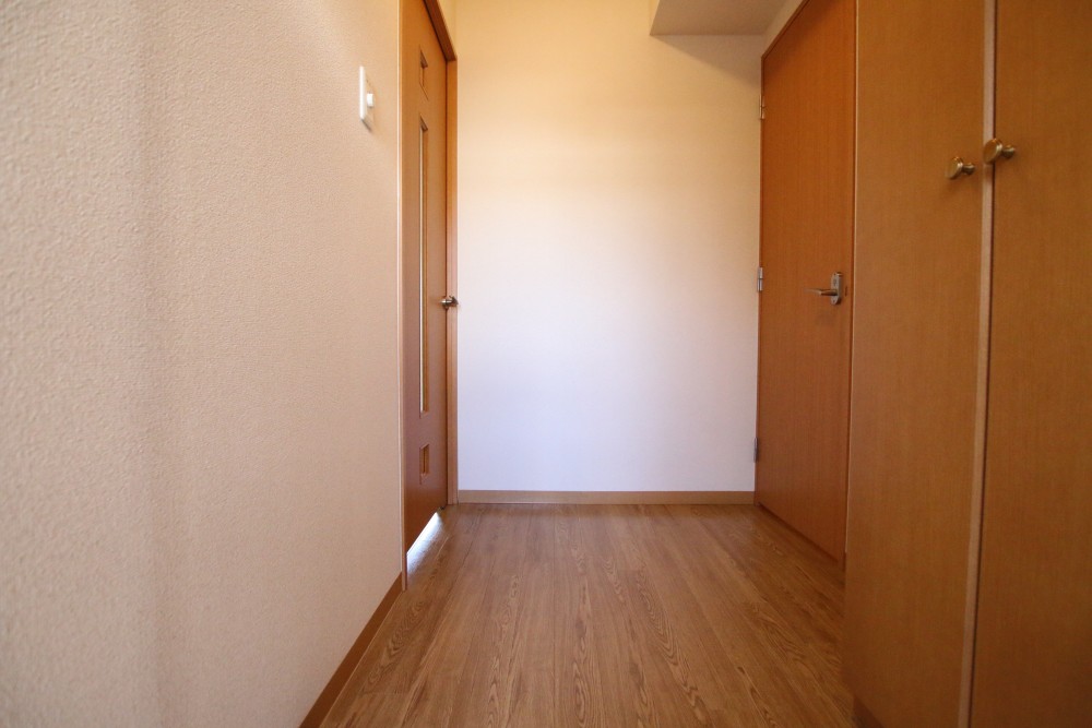 玄関とお部屋が直接つながっていないタイプのお部屋。