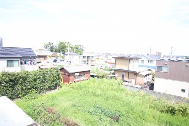 テラスからの景色。三島楊子公園も近いですよ～。