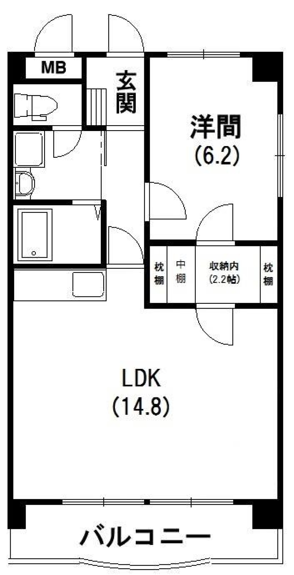 スタイリッシュにダブルアクセス。の間取り図