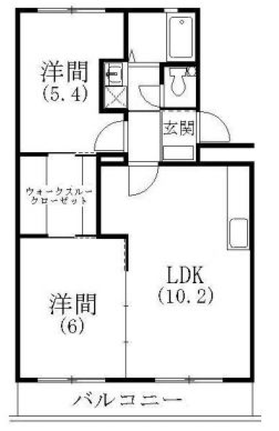 お家を一周！？シックなリノベ部屋をご覧ください。の間取り図