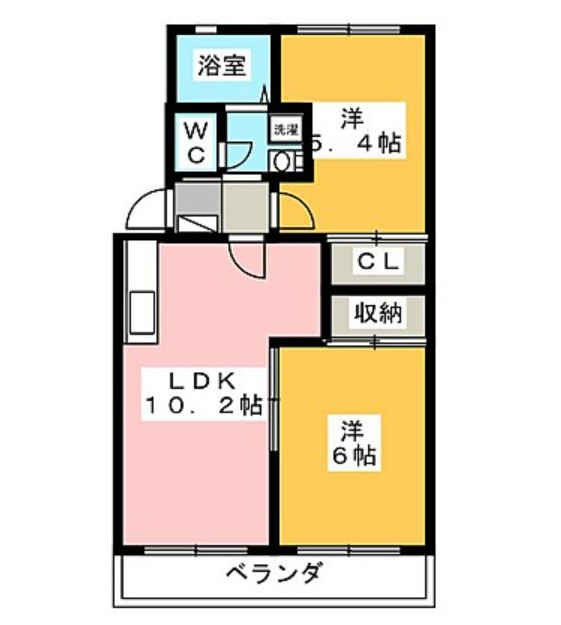 間取りは2LDK