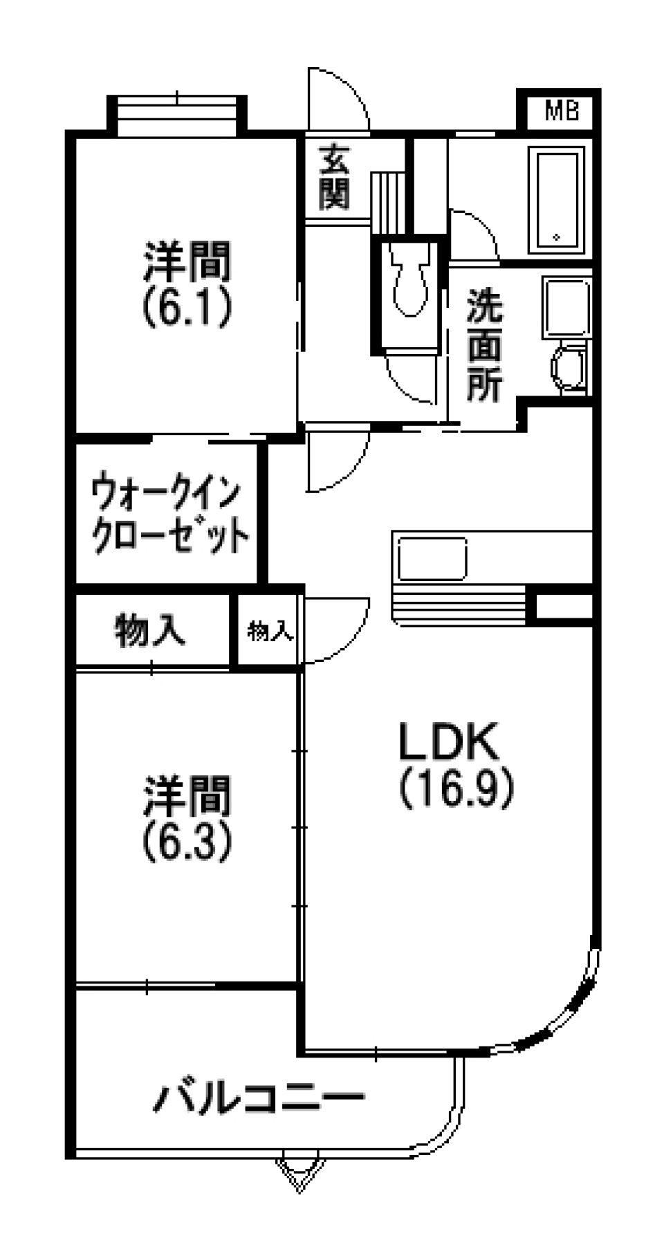 王妃の館「宮殿」の間取り図