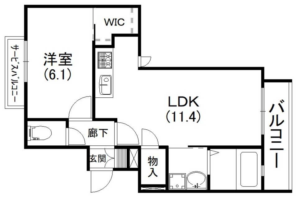 ガッチリセキュリティの間取り図