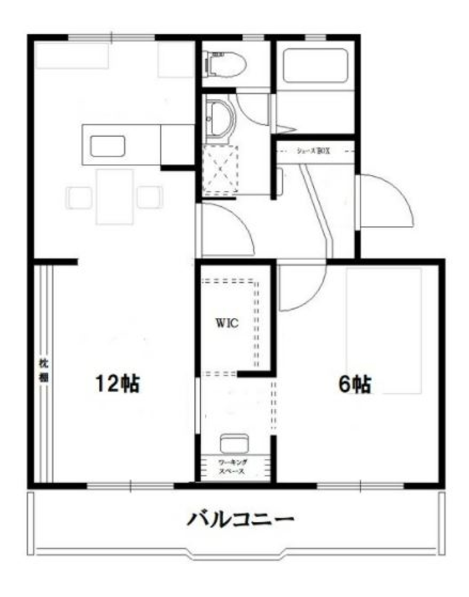 working spaceありますよ！の間取り図