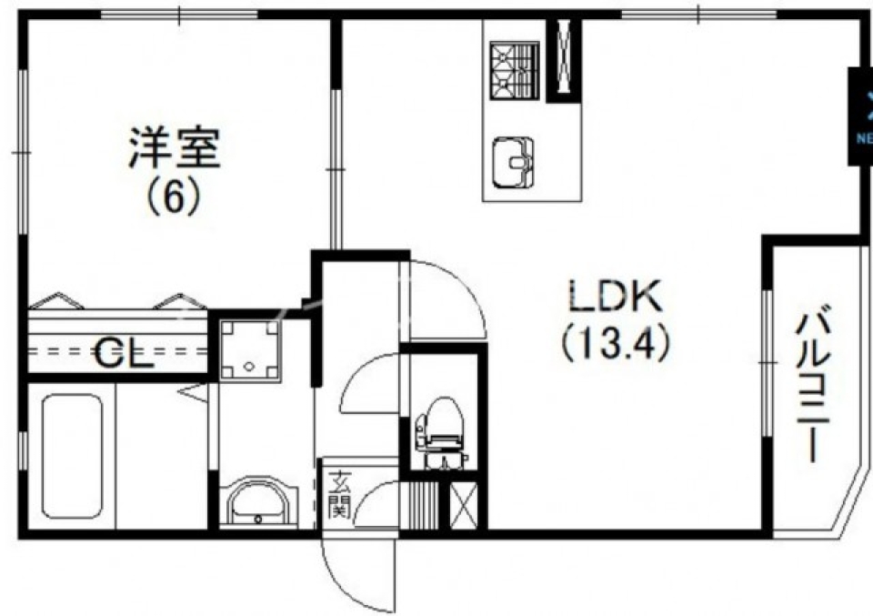 【新築】ピカピカの1年生の間取り図