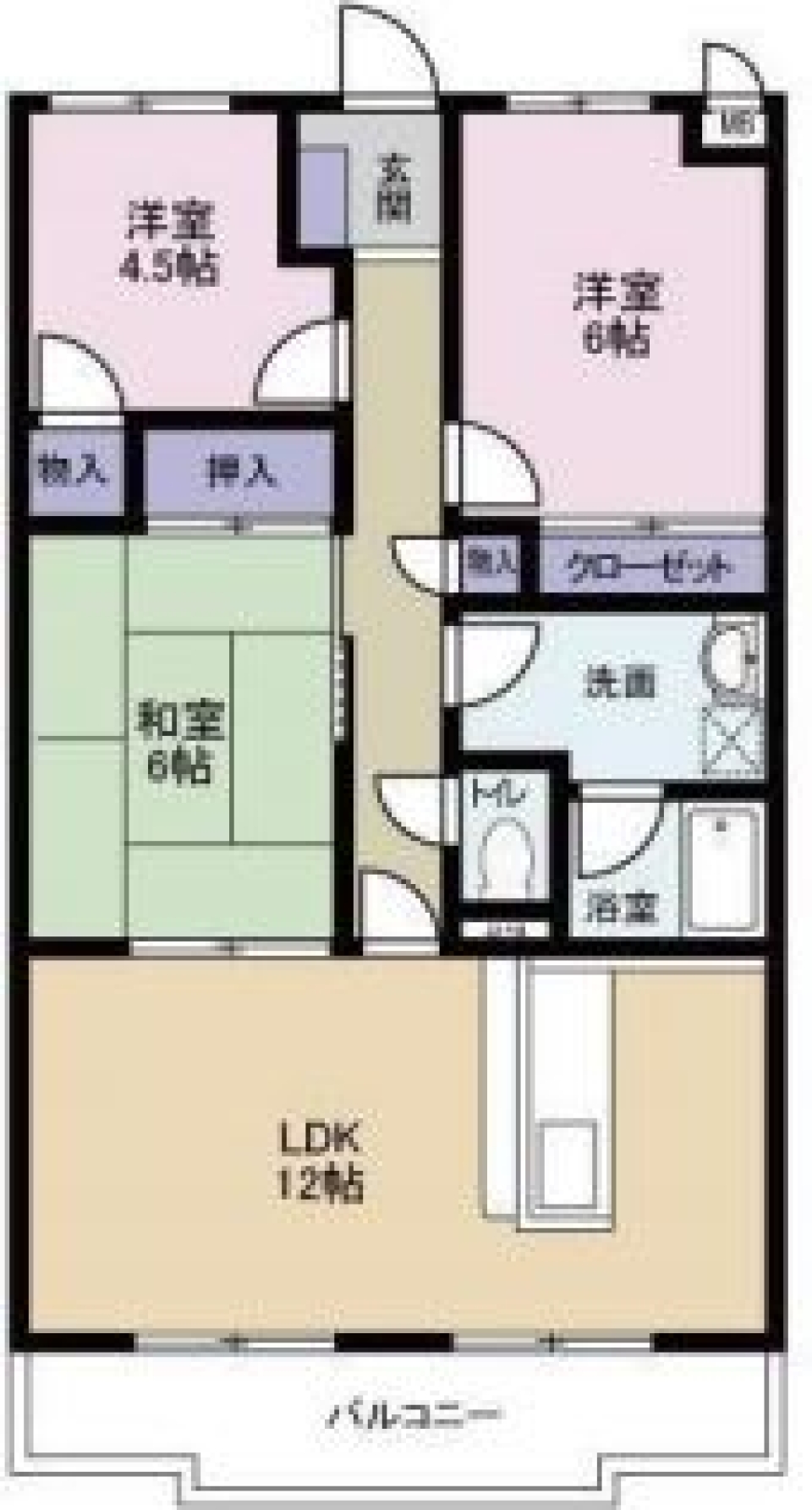 畳の上でお花見とか最高じゃないですかの間取り図