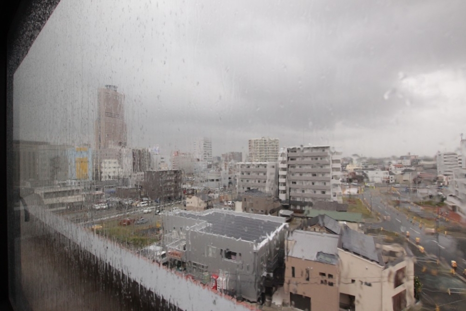 雨でもこの絶景。