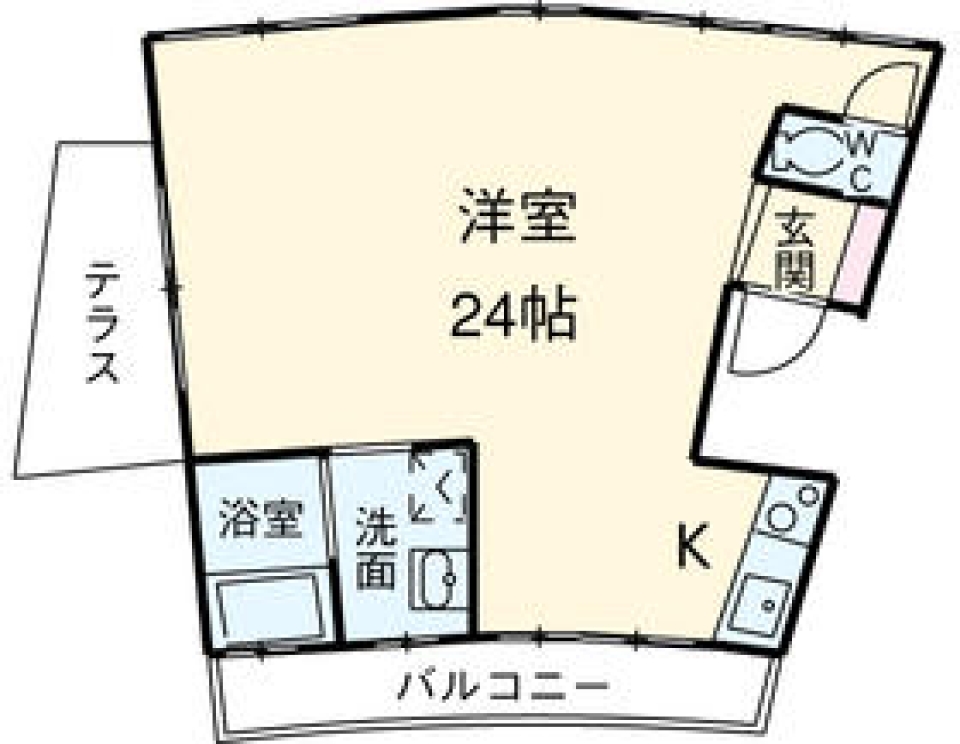 三日月の丘の間取り図