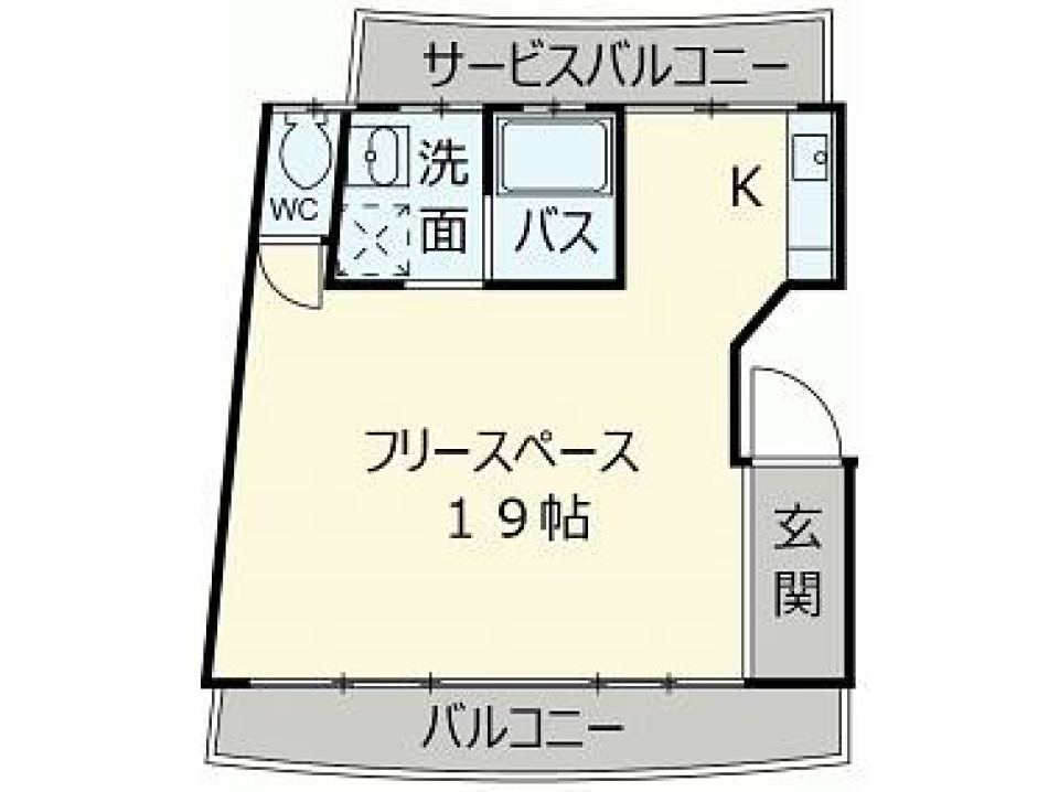 三日月の丘の間取り図