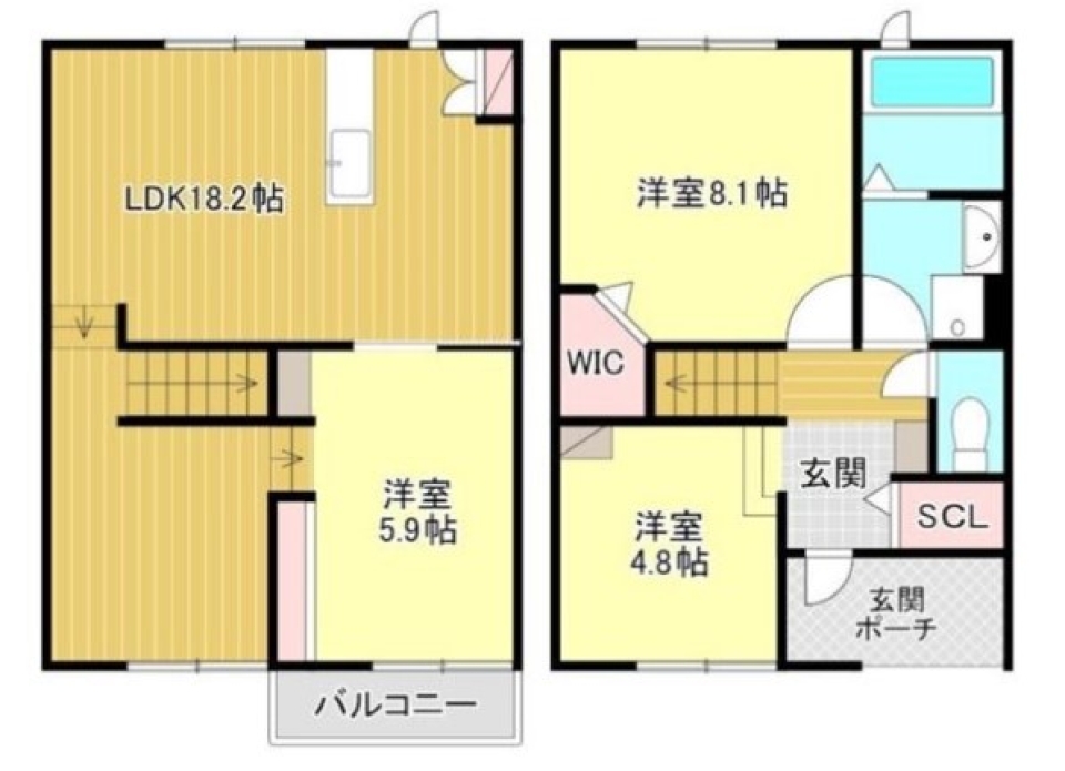 多趣味生活の間取り図