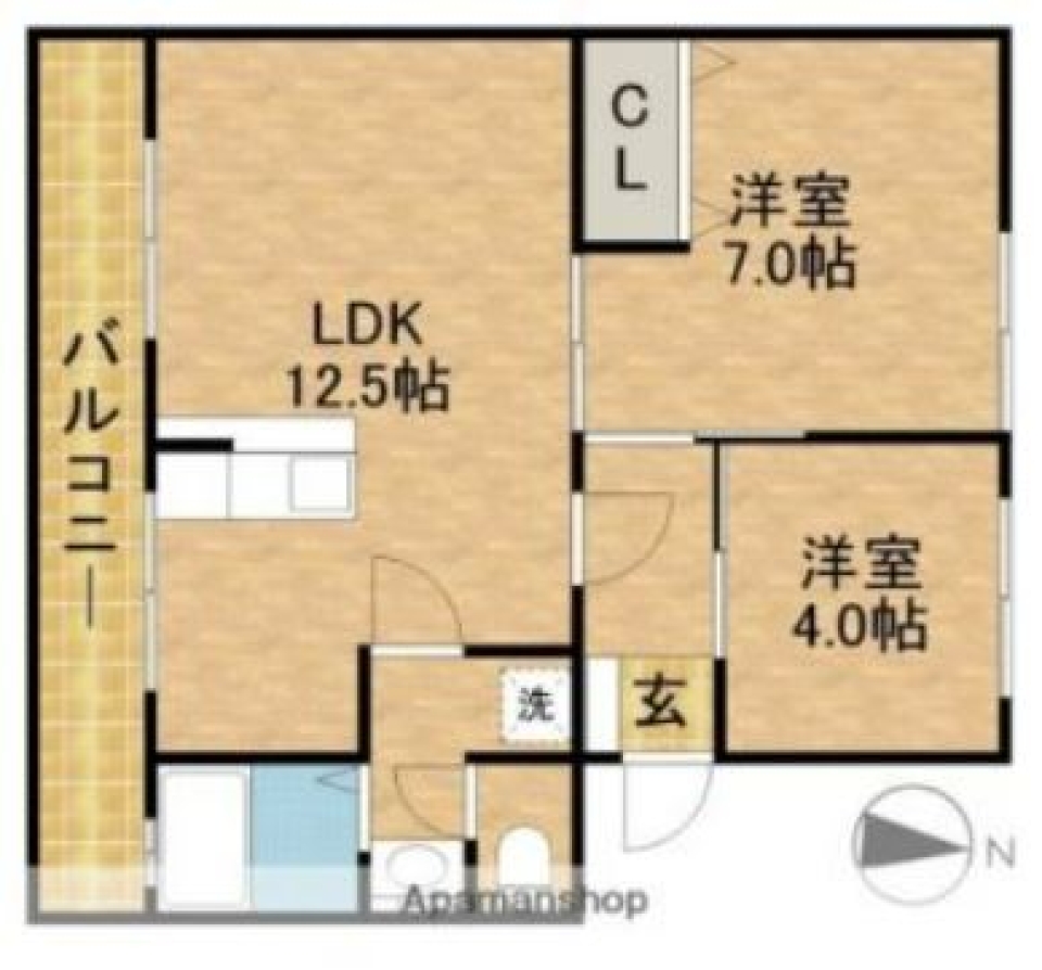 アットホーム感の間取り図