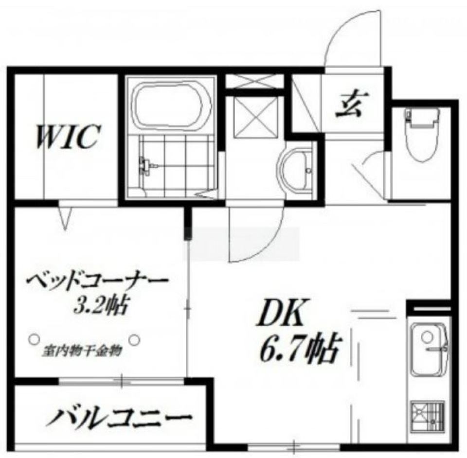 築浅で新生活をはじめようの間取り図