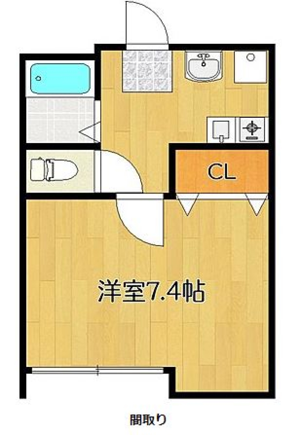 -駅近- ゆとりLIFEの間取り図