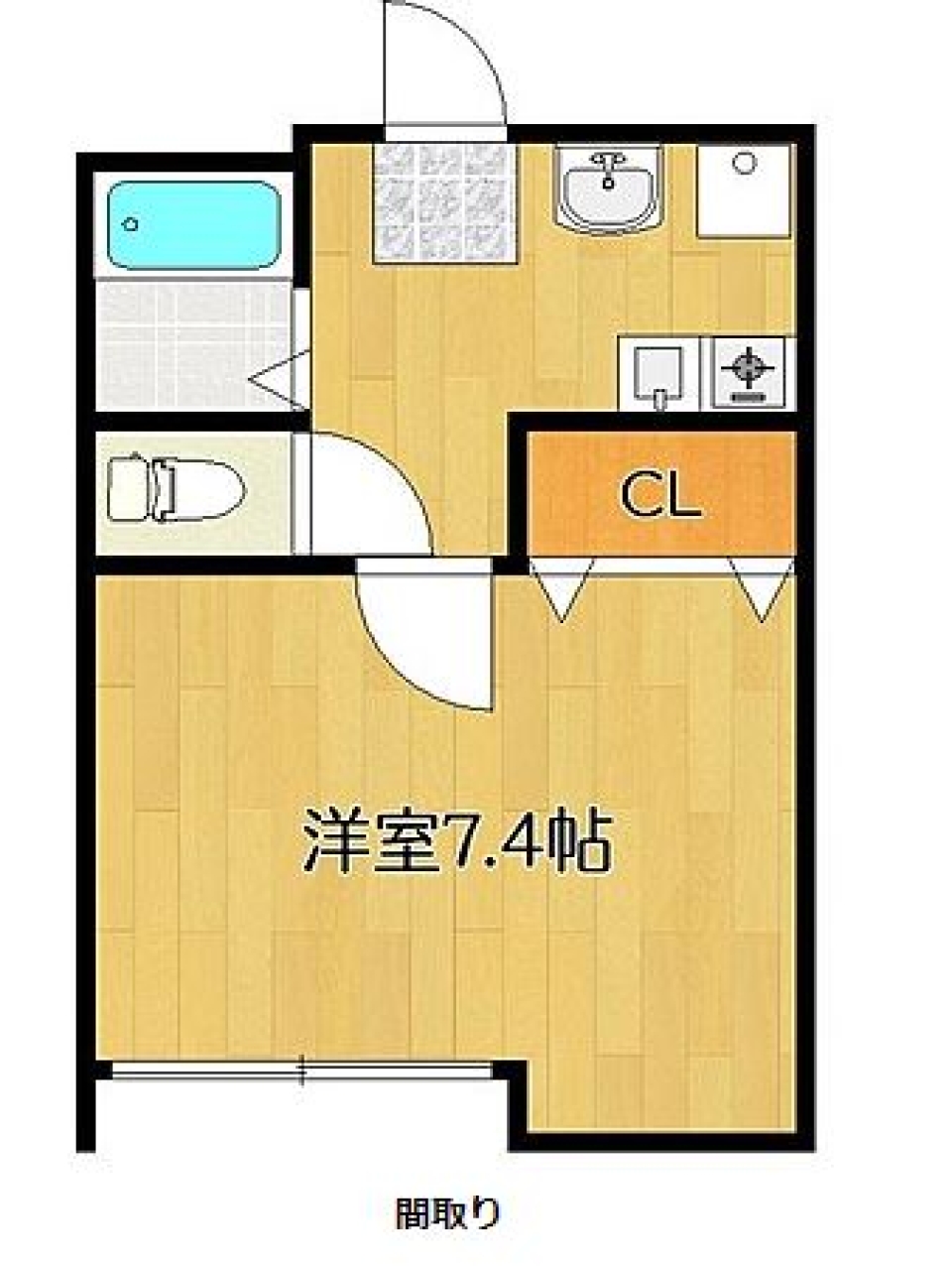 【駅チカ】ゆったり生活の間取り図