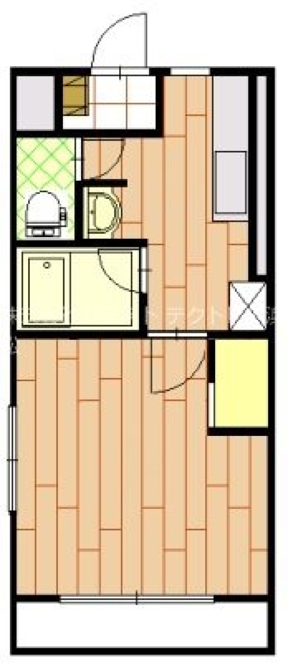 オシャカワROOMの間取り図