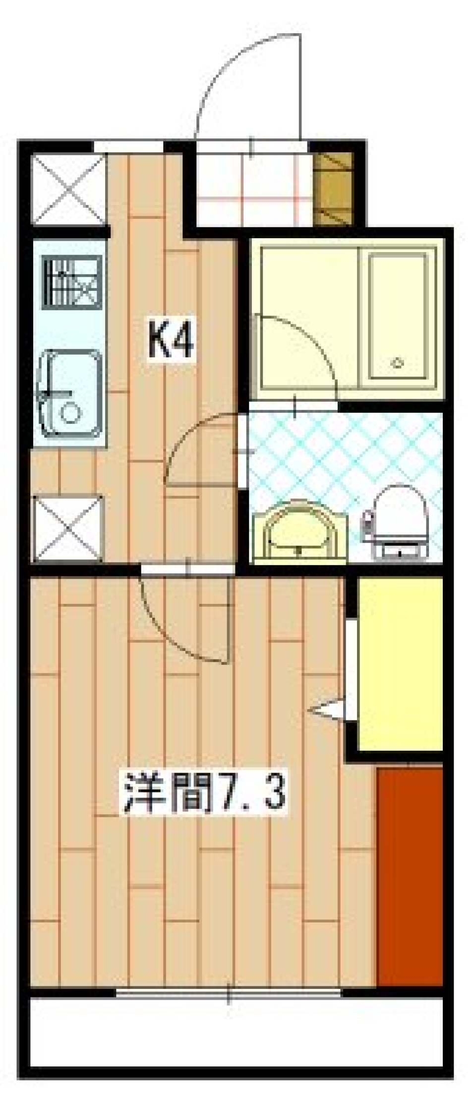 大人インテリアの間取り図