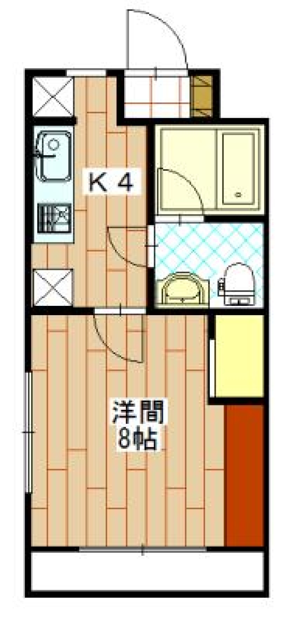 シンプル・モダン ルームの間取り図