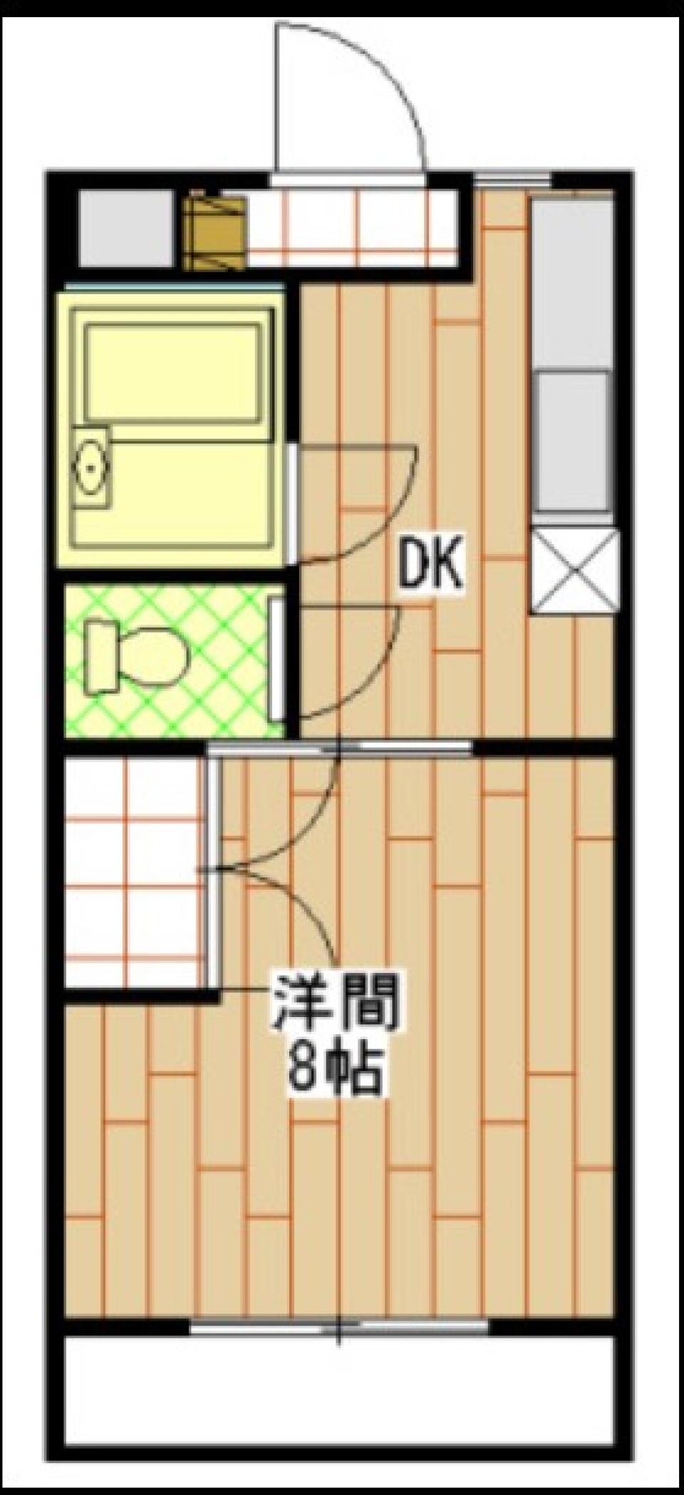 間取りは1DK。