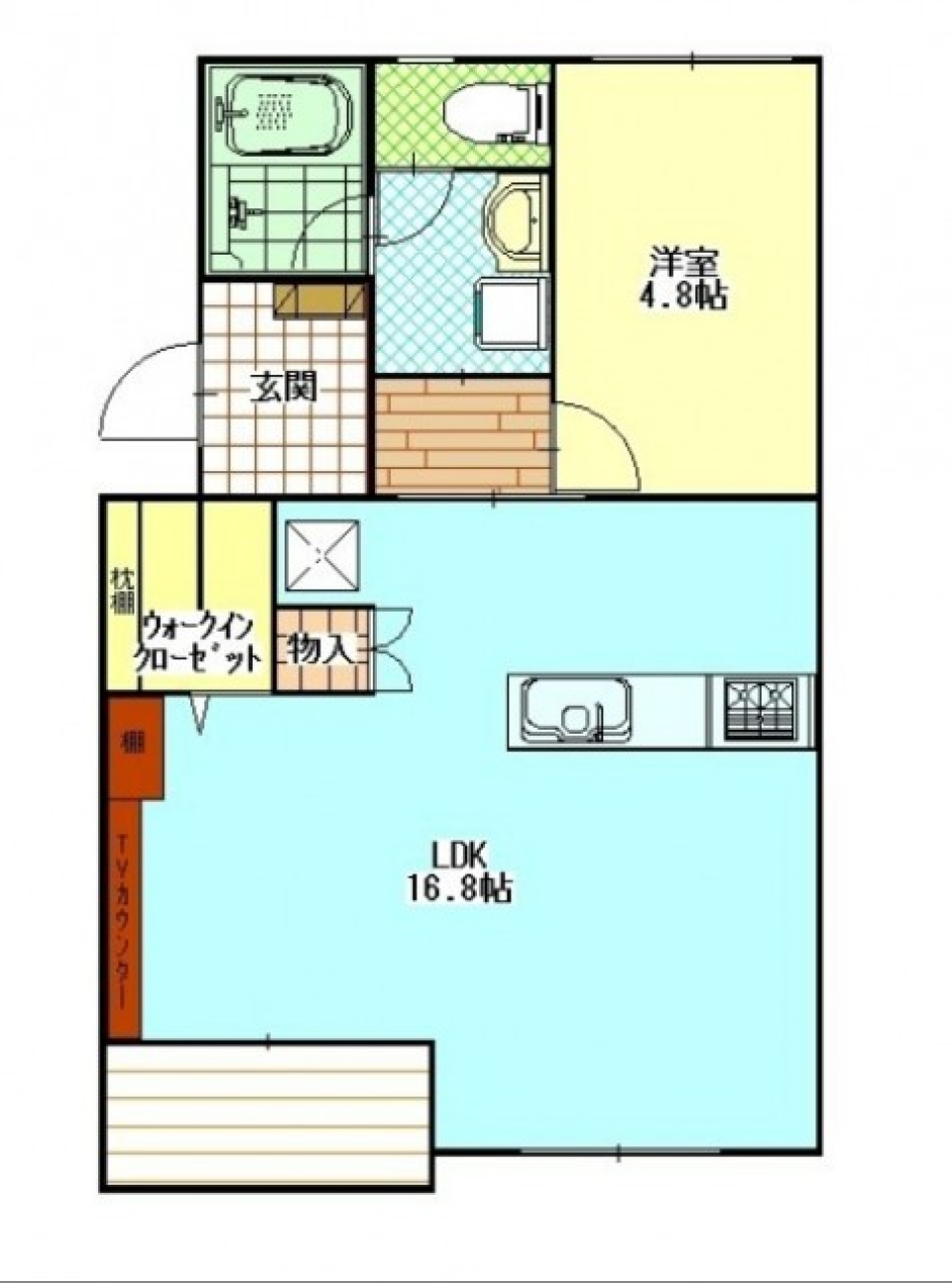 あなたの暮らしに。南欧スタイル。の間取り図