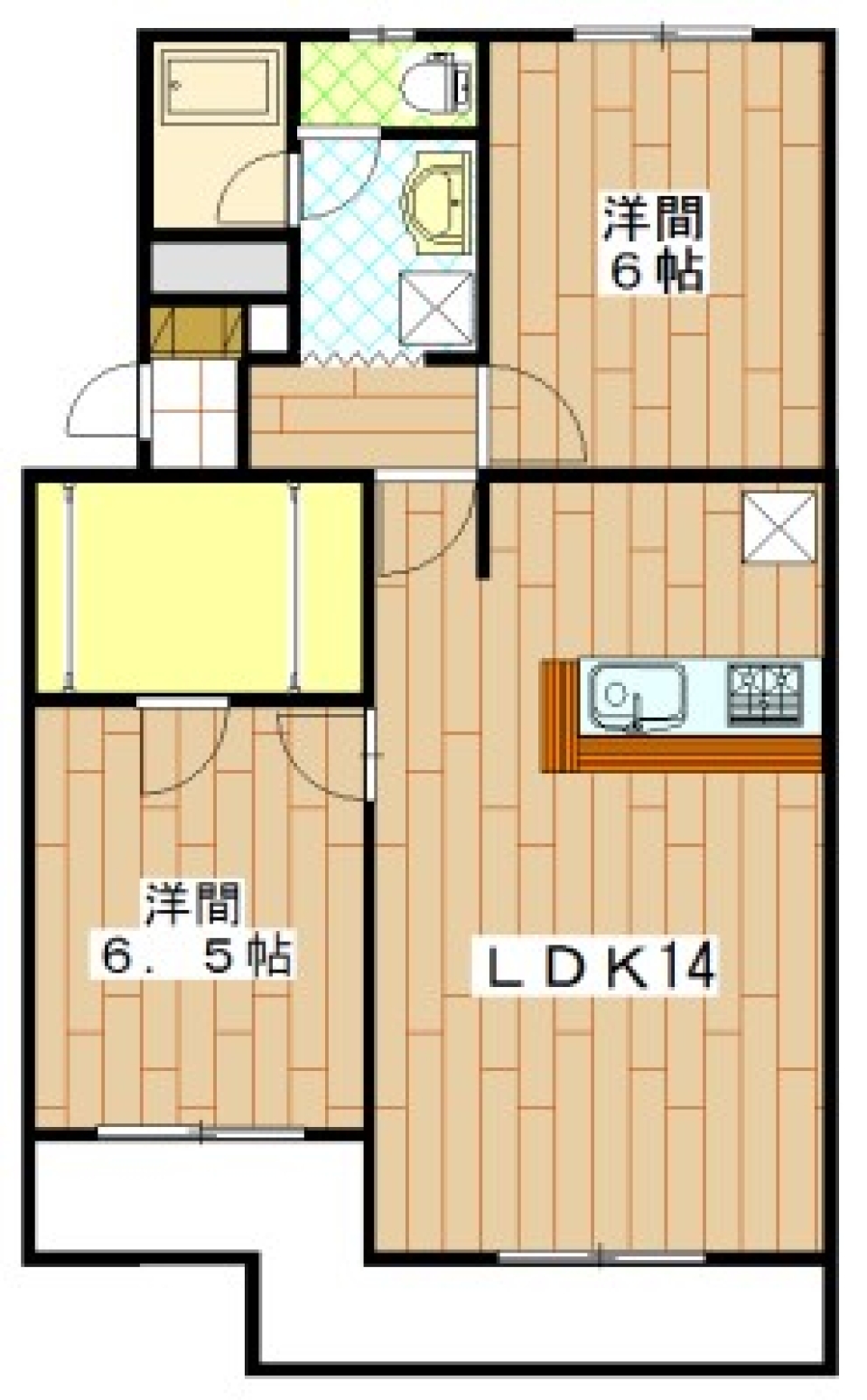 Design WALLと共にの間取り図