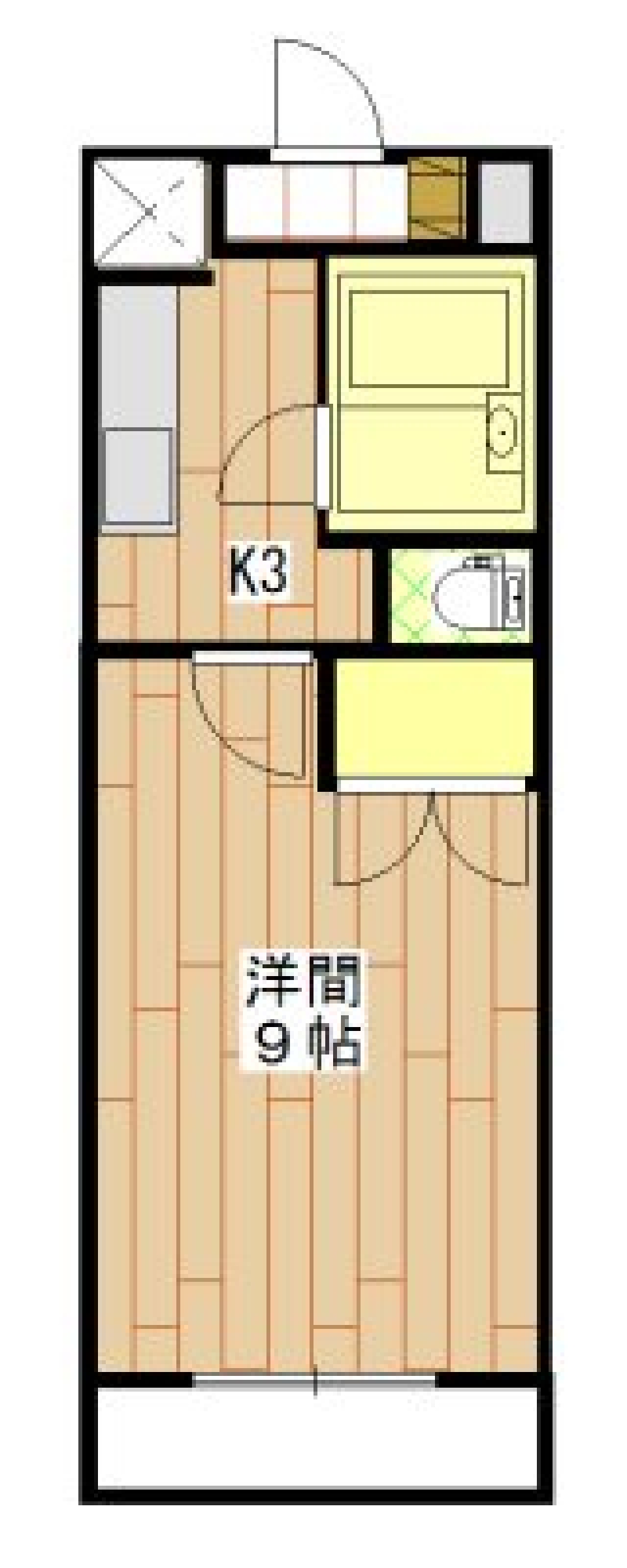 ランダムグラデーションの間取り図