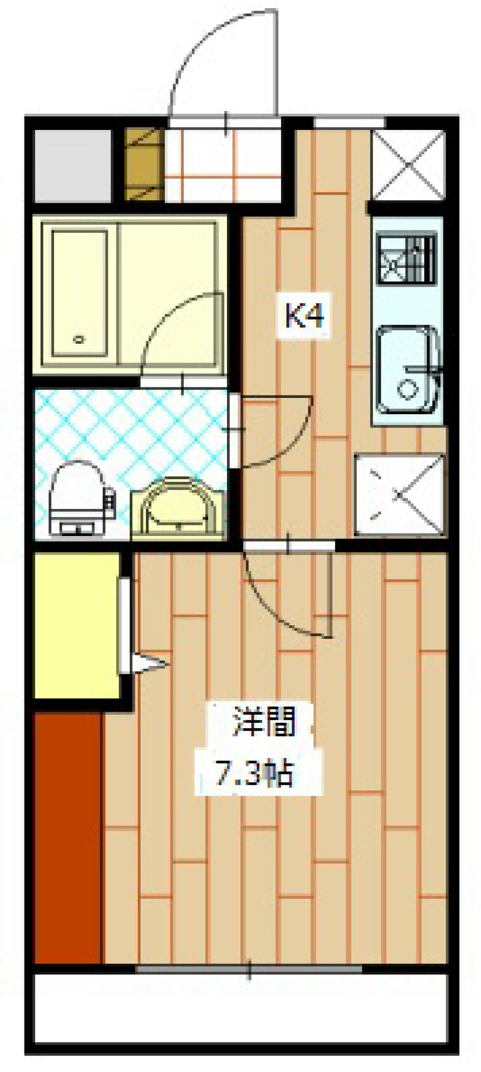 爽スカイブルーの間取り図