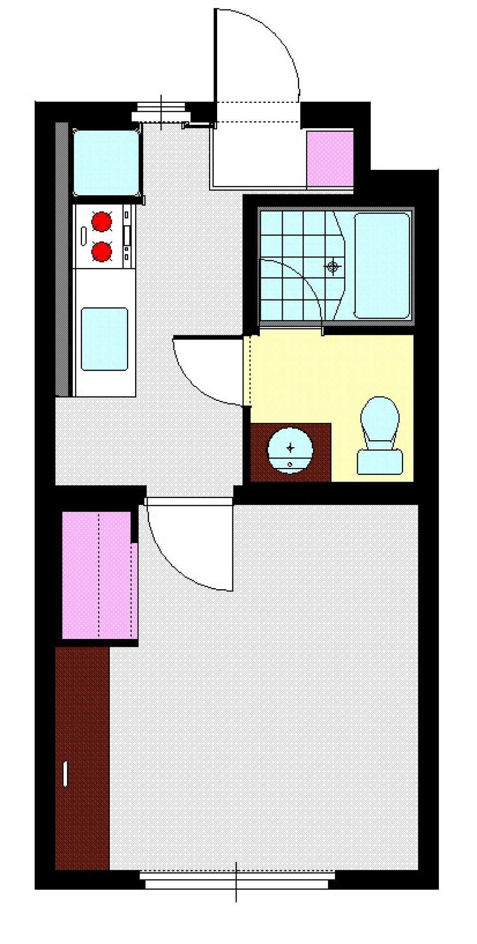 清涼感あふれるミンティアの間取り図