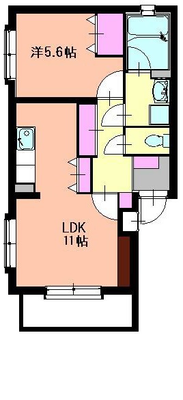 １LDKの間取り