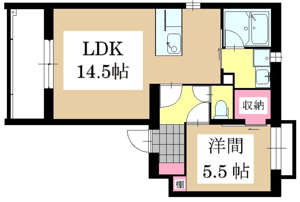 【新築】お隣さんナッシングの間取り図