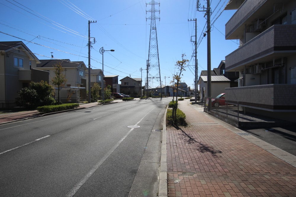 整備された町並み、それが染地台。