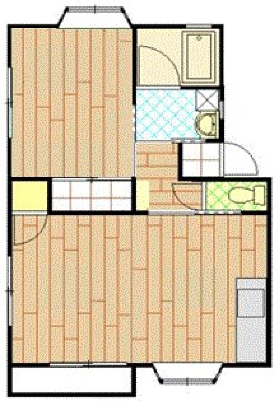 ミント＆グリーン。の間取り図