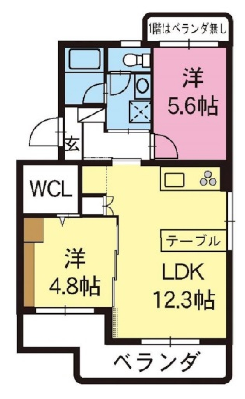 フルリノべに住みたいのだの間取り図