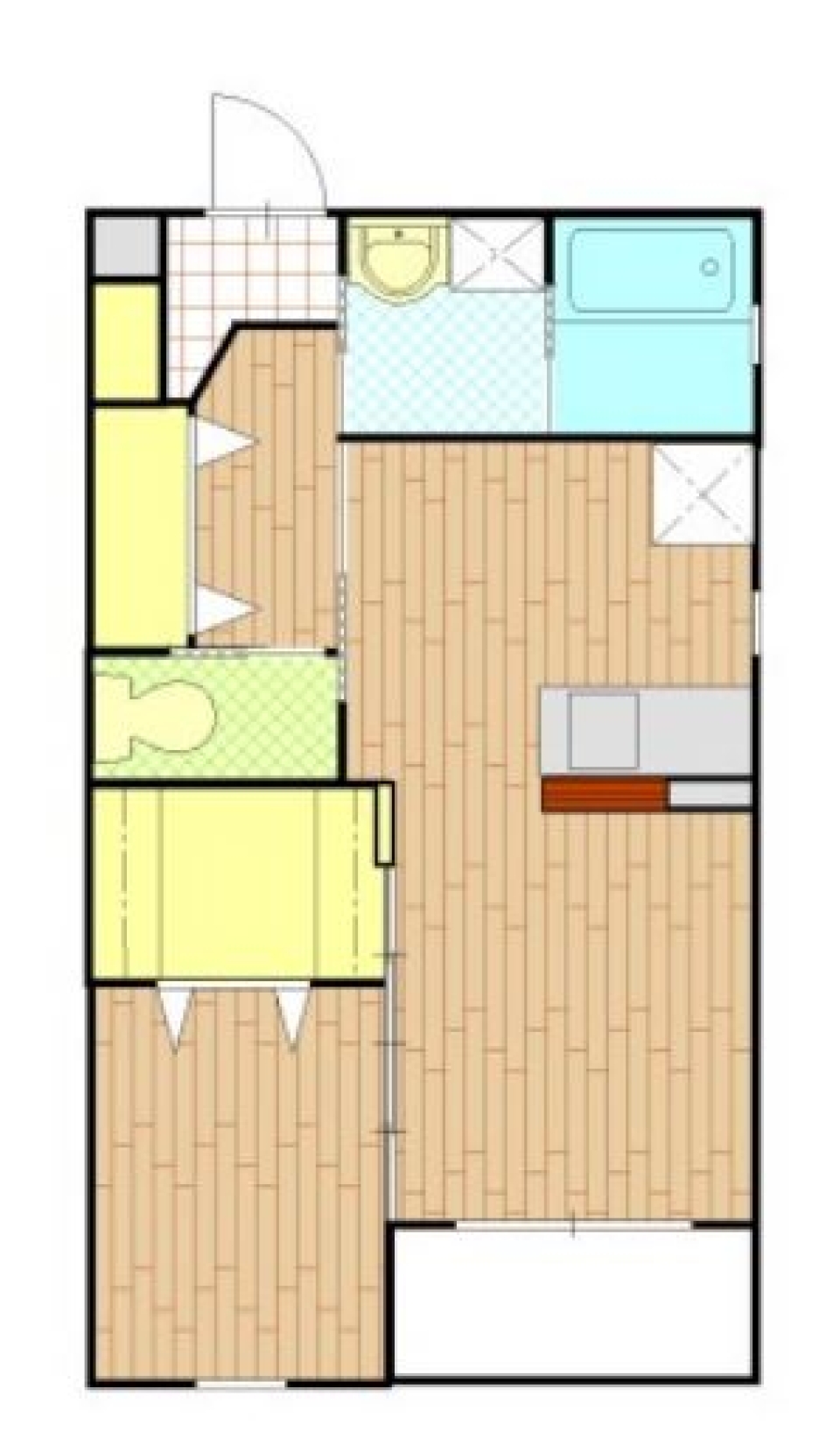 【新築】四角い建物のおしゃれなくらしの間取り図