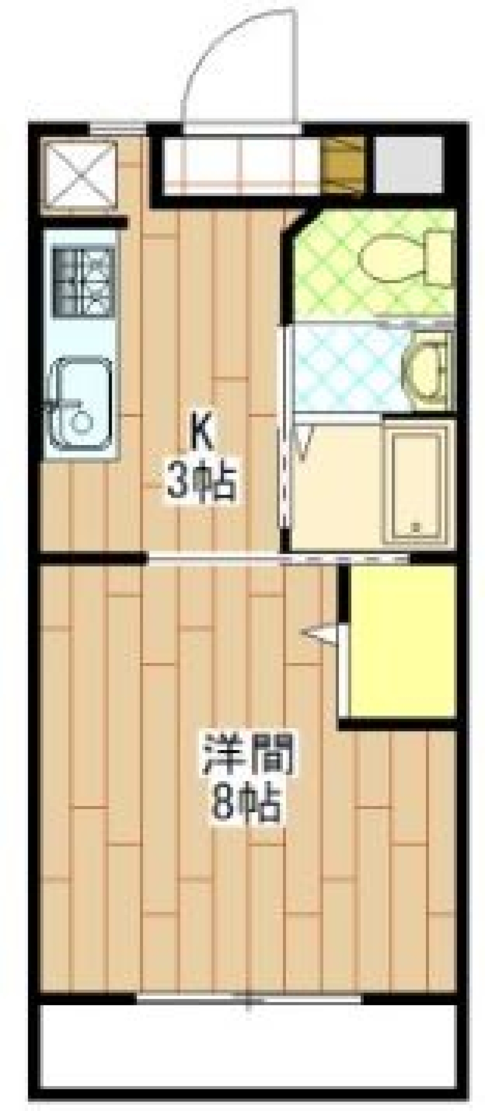 お料理楽しみたい一人暮らし！の間取り図