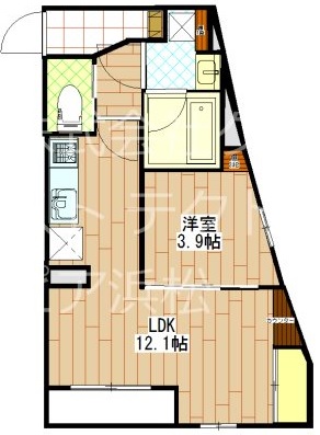 間取り図（1LDK）