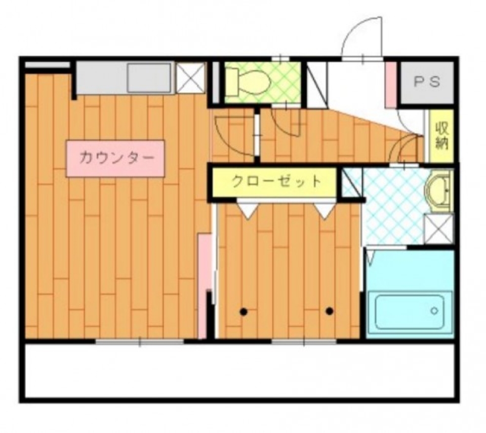 このカウンター使いたい。の間取り図