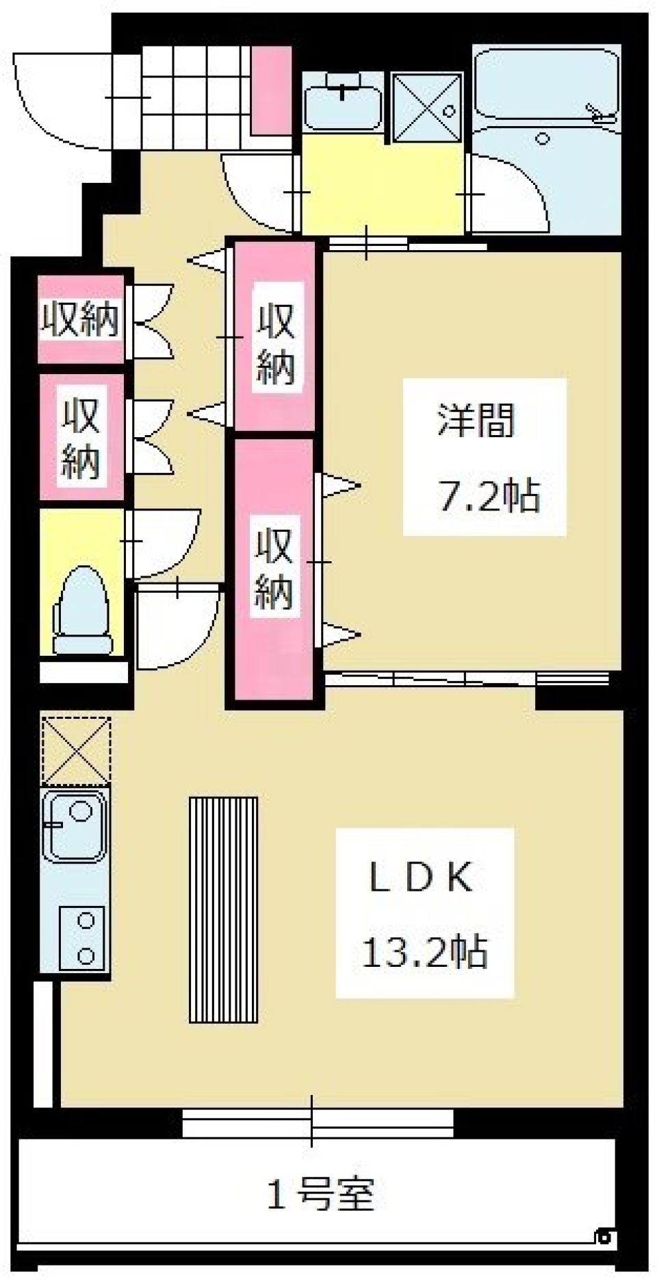 閑静な暮らし。の間取り図