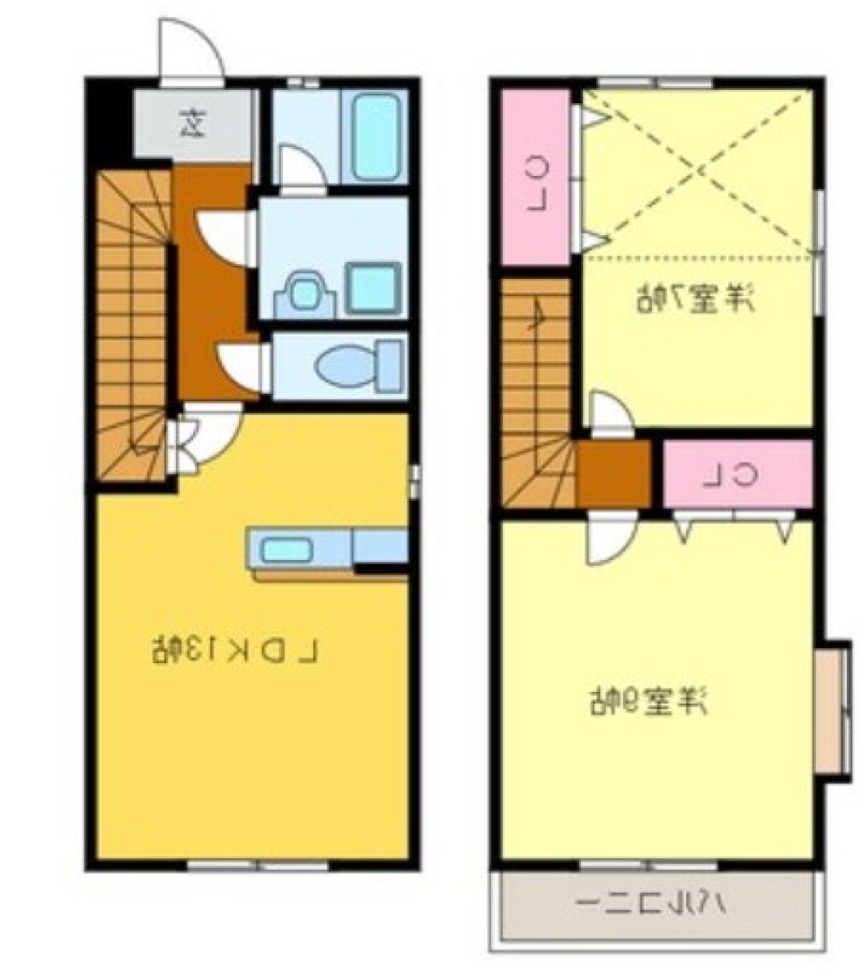 ロフトがあるのとないのとでは、、、の間取り図