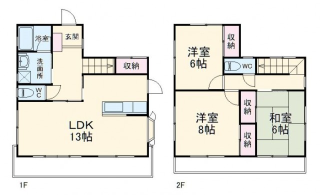 間取りはゆったり3LDK！