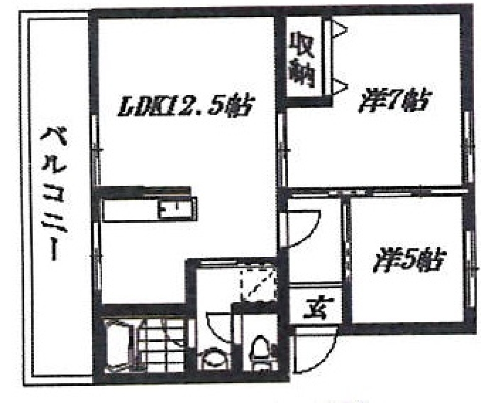 外見より中身よ！～レンガ調リノベーション～の間取り図