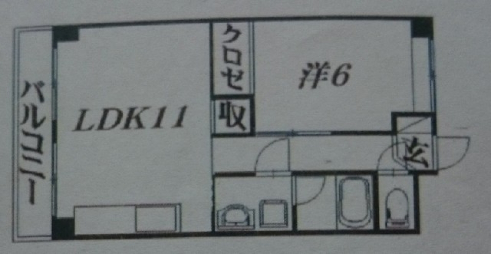 ペットと暮らす、カフェ空間の間取り図