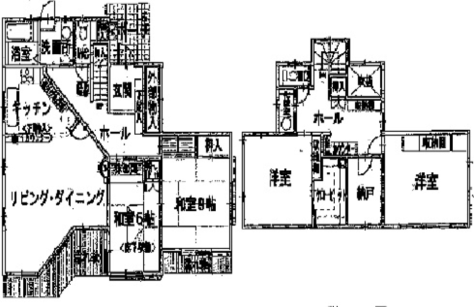 品格漂う料亭風戸建の間取り図