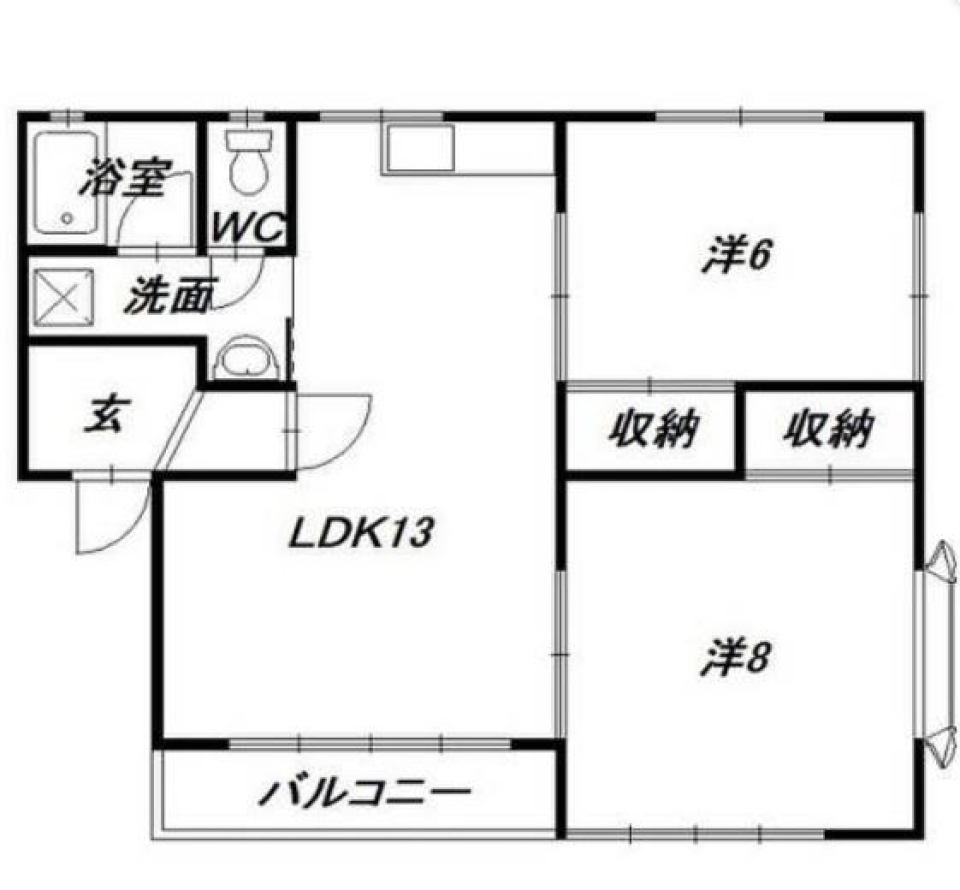 しんぷるもだんの間取り図