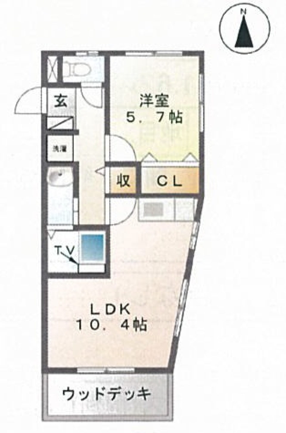 晴れ時々日向ぼっこの間取り図