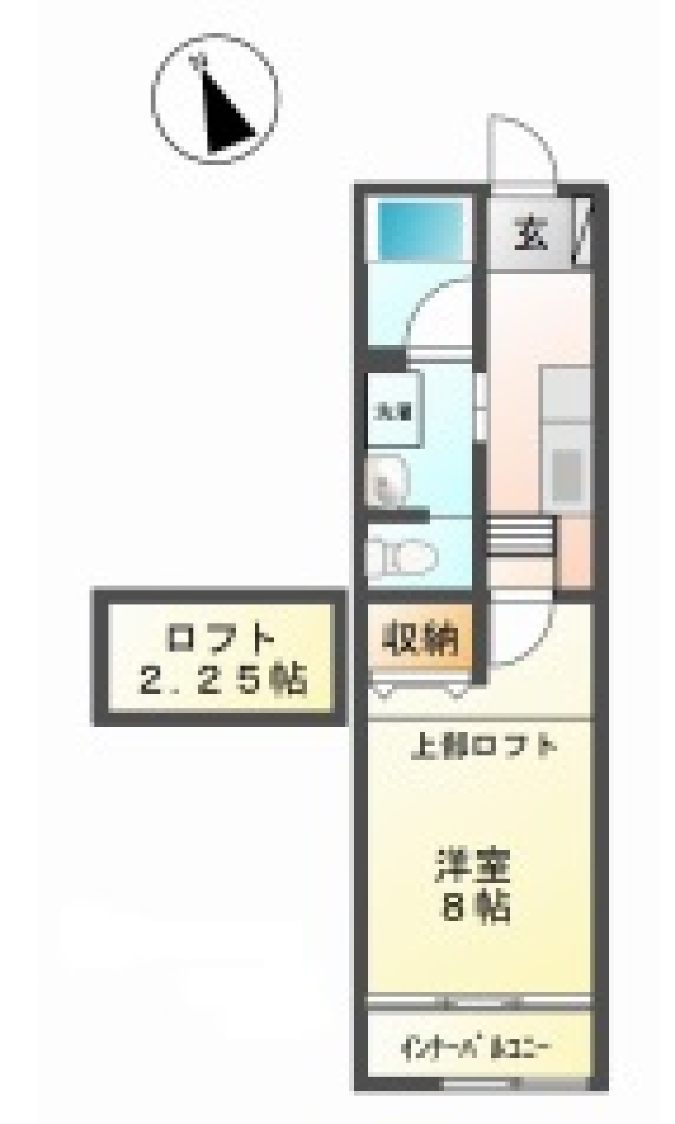 １Ｋの常識全部無視！の間取り図