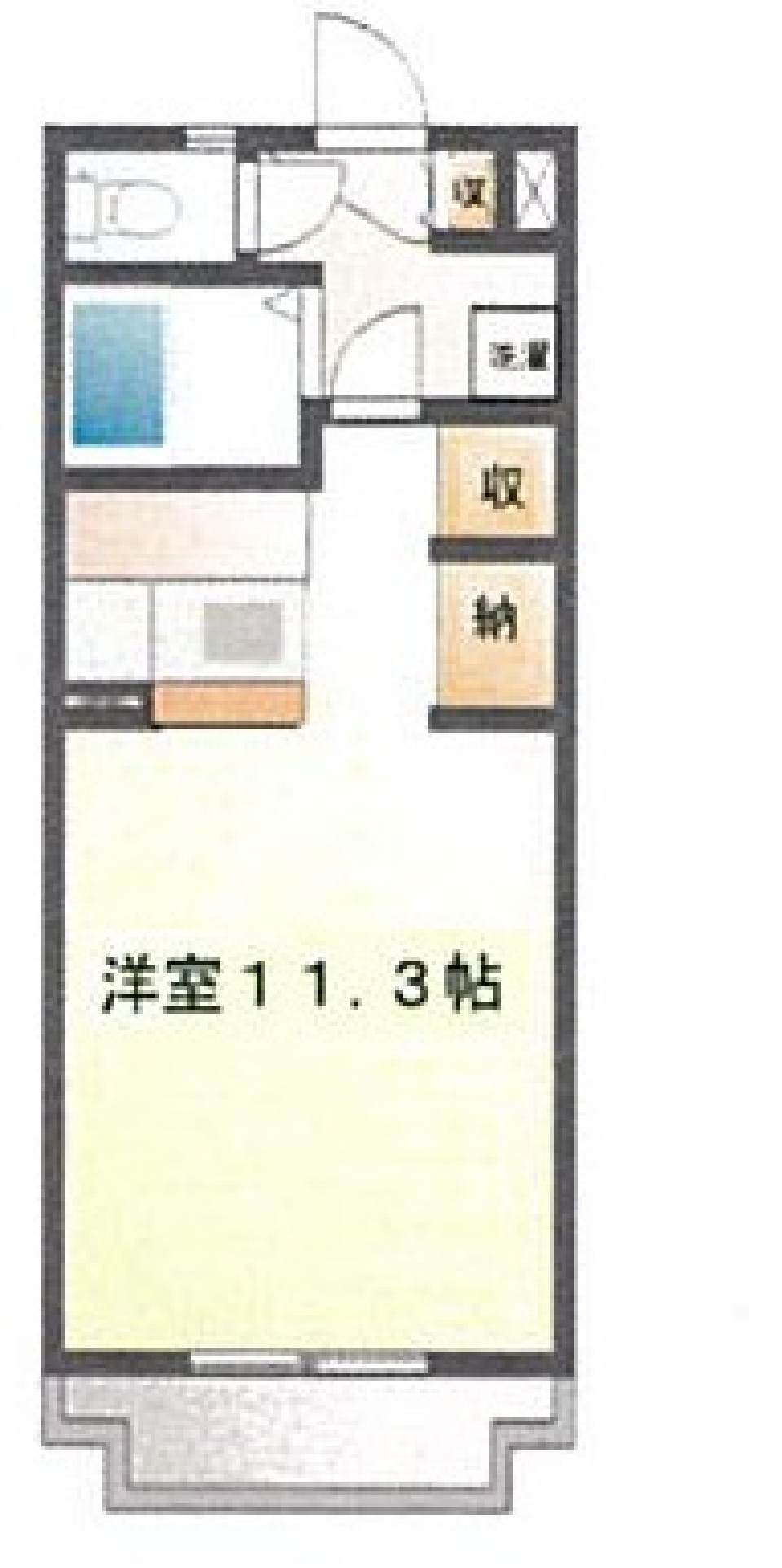 Stripe floor ROOM。の間取り図