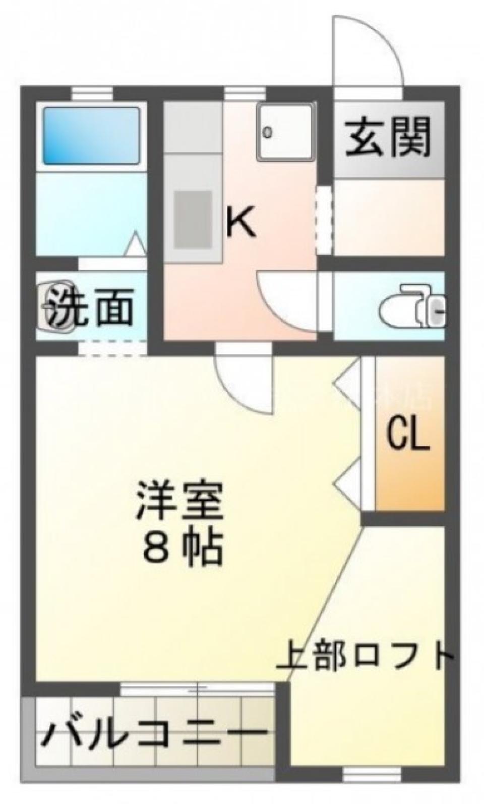 ロフトのあるお部屋に住みたいの間取り図